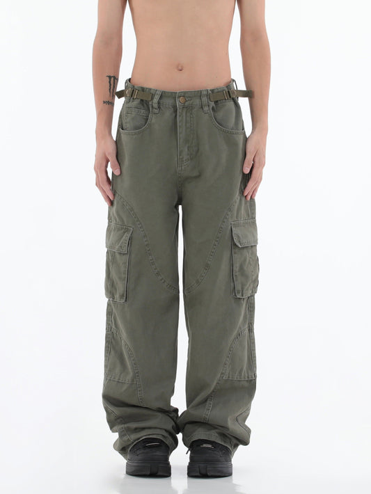 RT No. 9582 CARGO DENIM PANTS