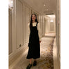 RTK (W) No. 1500 BLACK SUSPENDER DRESS