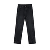 RT No. 3155 WASHED BLACK WIDE STRAIGHT PANTS