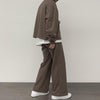 RT No. 1423 TWO PIEC HOODIE SWEATPANTS SET (TOP & BOTTOM)