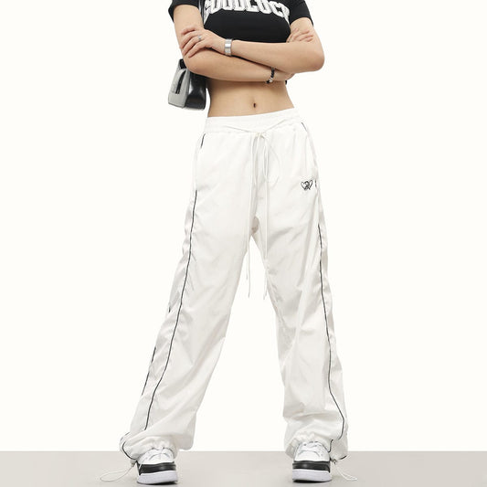 RTK (W) No. 3409 DRAWSTRING STRIPED TRACK PANTS