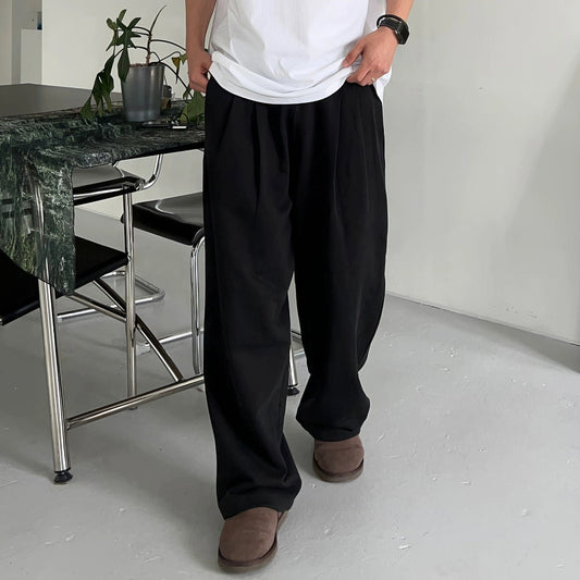 RT No. 1200 FOLDED STRAIGHT RELAX SWEATPANTS