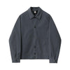 RT No. 6577 GRAY BUTTON-UP COLLAR JK