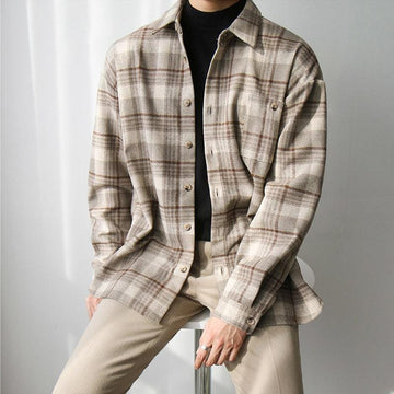 RT No. 2811 WOOLEN PLAID SHIRT