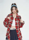 RTK (W) No. 3100 PLAID BUTTON-UP SHIRT