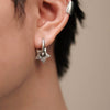 STAR PENDANT DANGLE EARRING