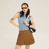 RTK (W) No. 3167 VERTICAL KNIT SLEEVELESS SHIRT VEST