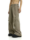 RT No. 10827 CASUAL WIDE STRAIGHT PANTS