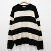 RT No. 6410 KNITTED STRIPED PULLOVER SWEATER