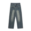 RTK (W) No. 1534 BLUE RECONSTRUCTED DENIM JEANS