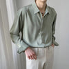 RT No. 9047 SOLID BUTTON-UP COLLAR SHIRT