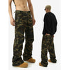 RT No. 9583 CAMO ARMY GREEN STRAIGHT PANTS