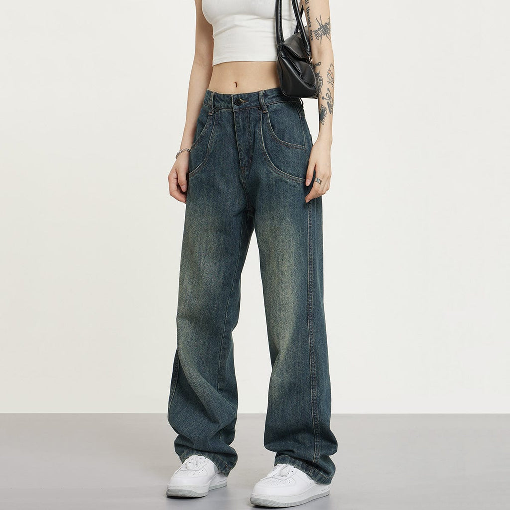 Yicheng Huayi 2024 Spring New Style Simple Loose and Versatile Carrot Pants  Pleated Waist Design Trousers