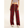 RTK (W) No. 3162 DRAWSTRING RED WIDE PANTS