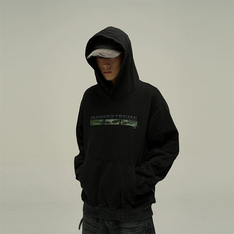 RT No. 10021 GRAPHIC PULLOVER HOODIE