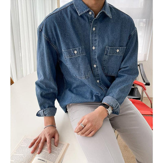 RT No. 4344 DENIM COLLAR SHIRT