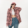 RTK (W) No. 3242 PINK PLAID SHIRT