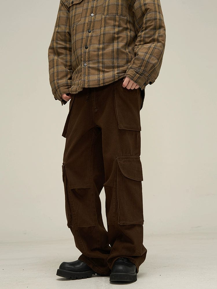 RT No. 10846 MULTI-POCKET WIDE PANTS