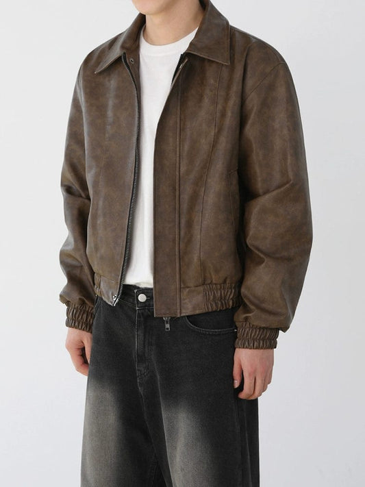 RT No. 11161 MOTORCYCLE LEATHER JACKET