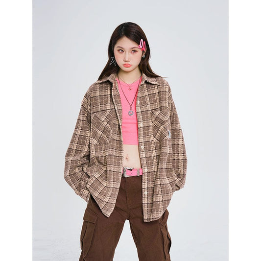 RTK (W) No. 3081 PLAID SHIRT JK