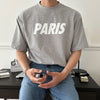 RT No. 9146 PARIS LETTERED COTTON SHORT SLEEVE