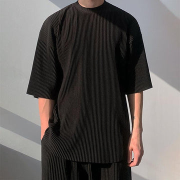 RT No. 2043 PLEATED HALF SLEEVE SHIRT