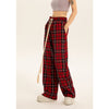 RTK (W) No. 3162 DRAWSTRING RED WIDE PANTS