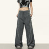 RTK (W) No. 3054 STRIPED NYLON DRAPE SPORT PANTS