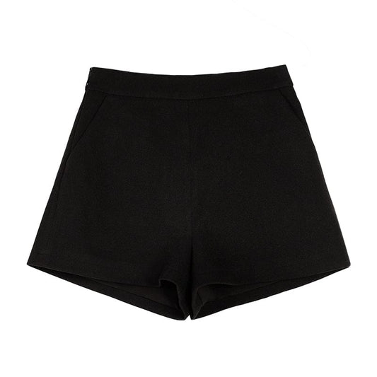 RTK (W) No. 1728 BLACK HIGH WAIST SHORTS