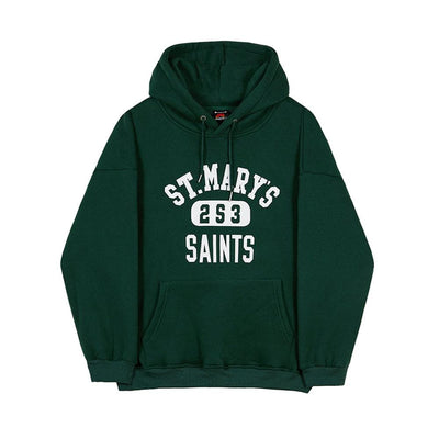 RT No. 3079 GREEN LETTERED HOODIE
