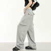 RTK (W) No. 1822 DRAWSTRING WIDE STRAIGHT DRAPE SWEATPANTS