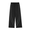 RTK (W) No. 3054 STRIPED NYLON DRAPE SPORT PANTS