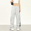 RTK (W) No. 1809 STRIPED WIDE STRAIGHT SWEATPANTS