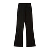 RTK (W) No. 3092 BLACK MICRO FLARED PANTS