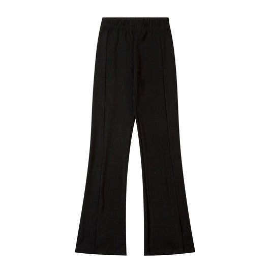 RTK (W) No. 3092 BLACK MICRO FLARED PANTS