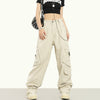 RTK (W) No. 2054 BUCKLE MULTI-POCKET CARGO PANTS