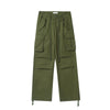 RTK (W) No. 1348 DRAWSTRING WIDE STRAIGHT CARGO PANTS