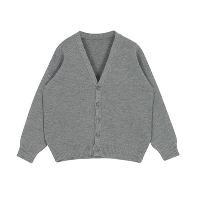 RT No. 2803 GRAY KNITTED CARDIGAN
