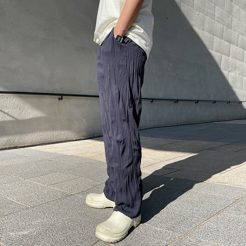 RT No. 8064 STRAIGHT PLEATED PANTS