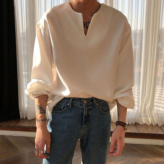 RT No. 6575 V-NECK CUFF LONGSLEEVE