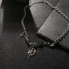 STAR CROSS PENDANT MULTI-CHAIN NECKLACE