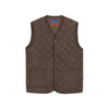 RT No. 2801 BROWN DIAMOND QUILTED VEST