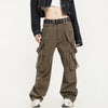 RTK (W) No. 1354 RECONSTRUCTED MULTI-POCKET STRAIGHT PANTS