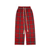 RTK (W) No. 3162 DRAWSTRING RED WIDE PANTS