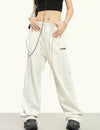 RTK (W) No. 2049 FOUR DRAWSTRING STRAIGHT SWEATPANTS