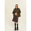 RTK (W) No. 3170 WOOLEN DIAMOND PLAID SKIRT