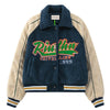 RTK (W) No. 1406 FLEECE WOOL COLLAR EMBROIDERED VARSITY JK