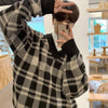 RT No. 1142 PLAID V-NECK SWEATER