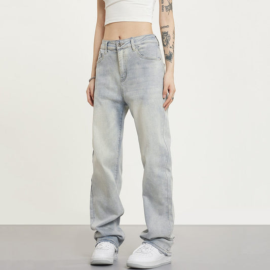 RTK (W) No. 1375 LIGHT BLUE STRAIGHT DENIM JEANS