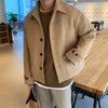 RT No. 6619 KHAKI WOOLEN COAT JK